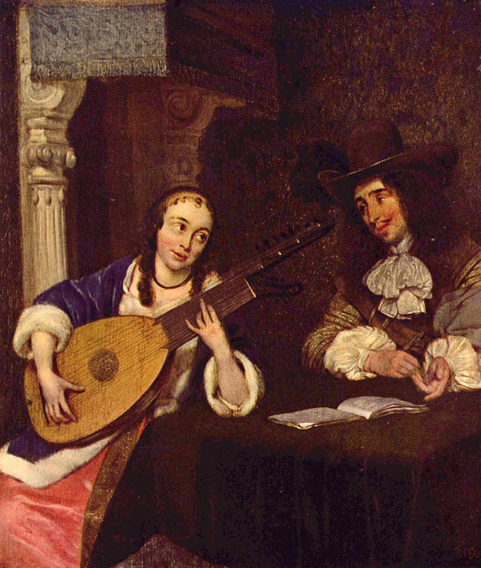 Lute Playing 